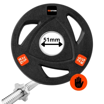 OBCIĄŻENIA ŻELIWNE DO GRYFÓW SZTANG OBCIĄŻNIKI OLIMPIJSKIE